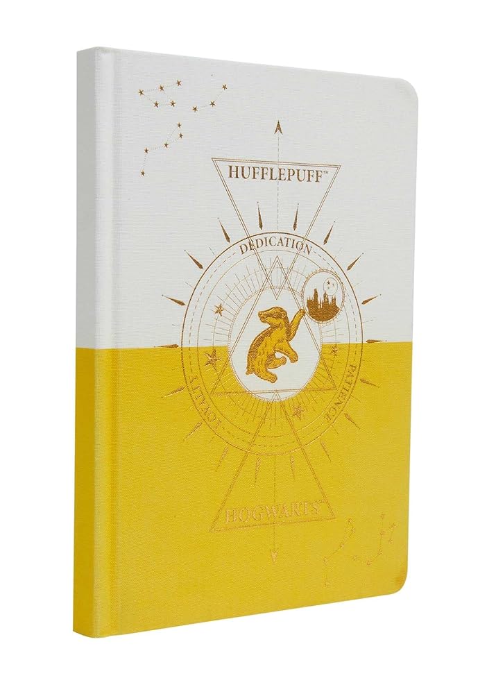 Harry Potter: Hufflepuff Constellation Hardcover Ruled Journal (Harry Potter: Constellation) cover image