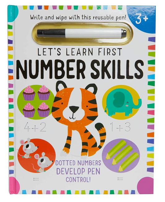 Let's Learn: First Number Skills (Write and Wipe) cover image