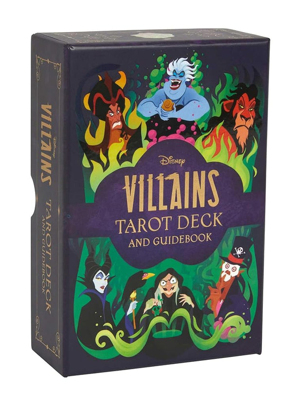 Disney Villains Tarot Deck and Guidebook | Movie Tarot Deck | Pop Culture Tarot cover image