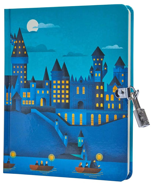 Harry Potter: Hogwarts Castle Glow-in-the-Dark Lock & Key Diary cover image