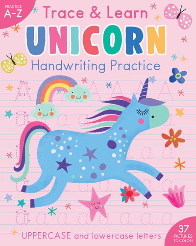 Trace & Learn Handwriting Practice: Unicorn (iSeek) cover image
