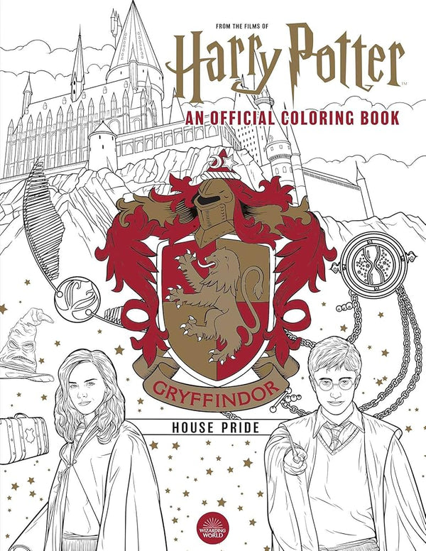 Harry Potter: Gryffindor House Pride: The Official Coloring Book: (Gifts Books for Harry Potter Fans, Adult Coloring Books) cover image