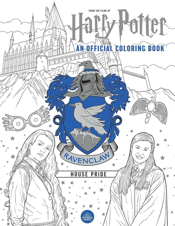 Harry Potter: Ravenclaw House Pride: The Official Coloring Book: (Gifts Books for Harry Potter Fans, Adult Coloring Books) cover image