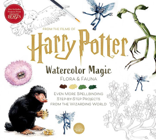 Harry Potter: Watercolor Magic: Flora & Fauna cover image