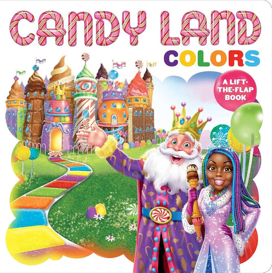 Hasbro Candy Land: Colors: (Interactive Books for Kids Ages 0+, Concepts Board Books for Kids, Educational Board Books for Kids) (PlayPop) cover image