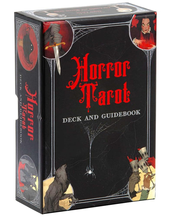 Horror Tarot Deck and Guidebook cover image