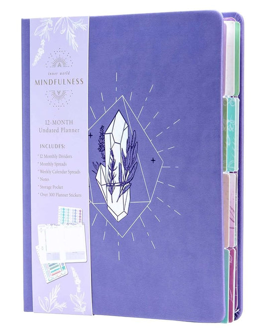 Mindfulness 12-Month Undated Planner (Inner World) cover image