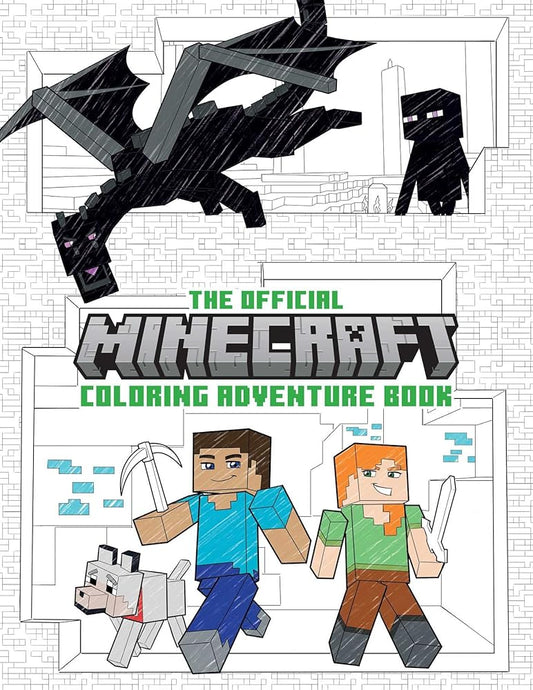 The Official Minecraft Coloring Adventures Book: Create, Explore, Color!: For Young Artists and Kids 5-10 (Gaming) cover image
