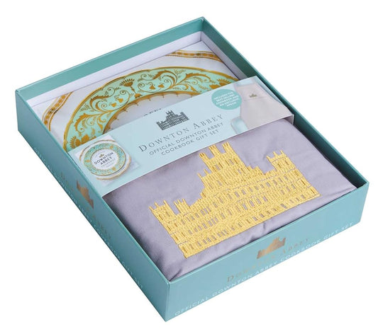 The Official Downton Abbey Cookbook Gift Set (book and apron) (Downton Abbey Cookery) cover image