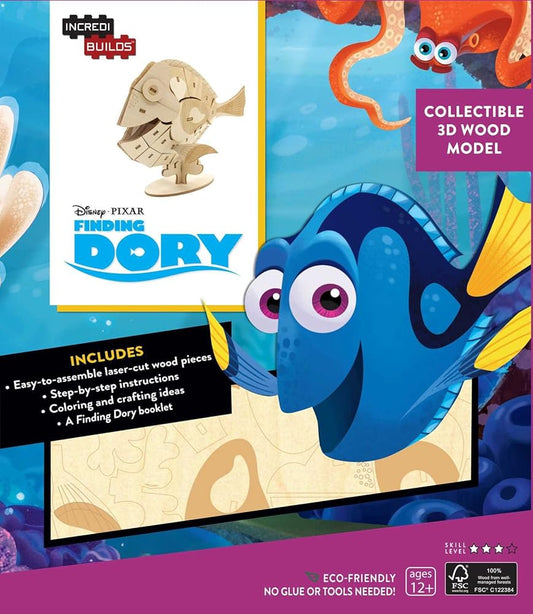 IncrediBuilds: Finding Dory 3D Wood Model cover image