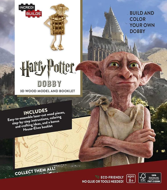 IncrediBuilds: Harry Potter: Dobby 3D Wood Model and Booklet cover image