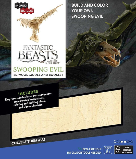 IncrediBuilds: Fantastic Beasts and Where to Find Them: Swooping Evil 3D Wood Model and Booklet cover image