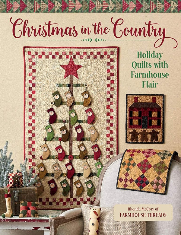 Christmas in the Country - Holiday Quilts with Farmhouse Flair cover image