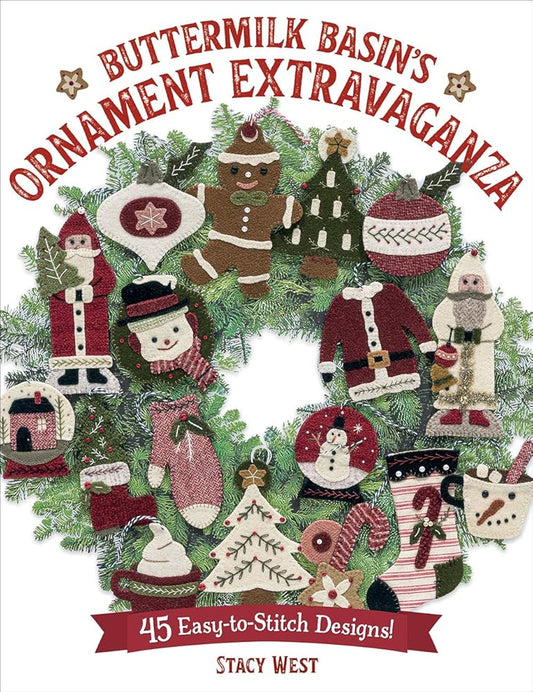 Buttermilk Basin's Ornament Extravaganza: 45 Easy-to-Stitch Designs! cover image
