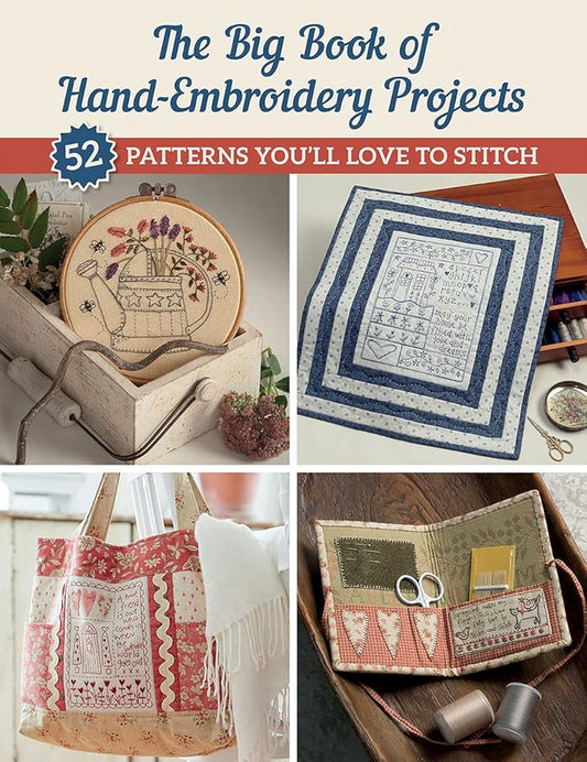 The Big Book of Hand-Embroidery Projects: 52 Patterns You'll Love to Stitch cover image
