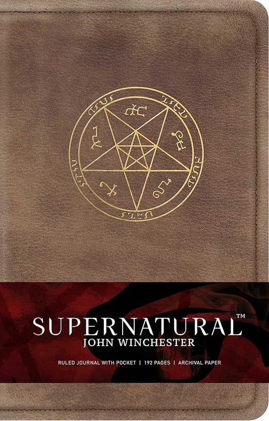 Supernatural: John Winchester Hardcover Ruled Journal (Science Fiction Fantasy) cover image