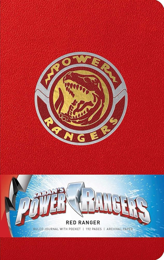 Power Rangers: Red Ranger Hardcover Ruled Journal (90's Classics) cover image