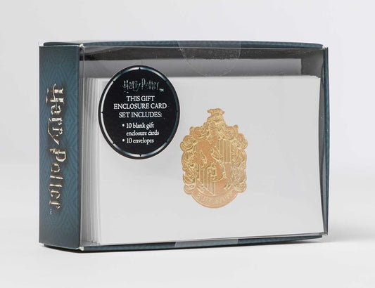 Harry Potter: Hufflepuff Crest Foil Gift Enclosure Cards (Set of 10) cover image