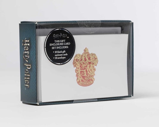 Harry Potter: Gryffindor Foil Gift Enclosure Cards (Set of 10) cover image