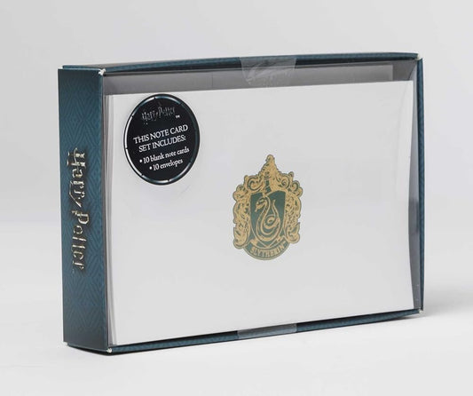 Harry Potter: Slytherin Foil Note Cards (Set of 10) cover image