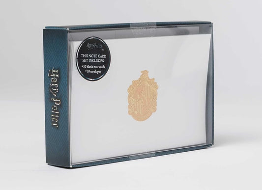 Harry Potter: Hufflepuff Foil Note Cards (Set of 10) cover image