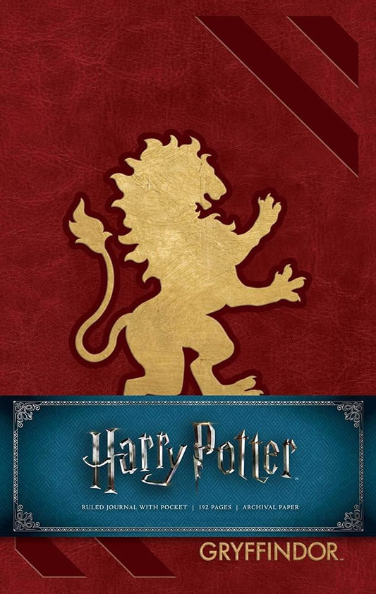 Harry Potter: Gryffindor Hardcover Ruled Journal cover image