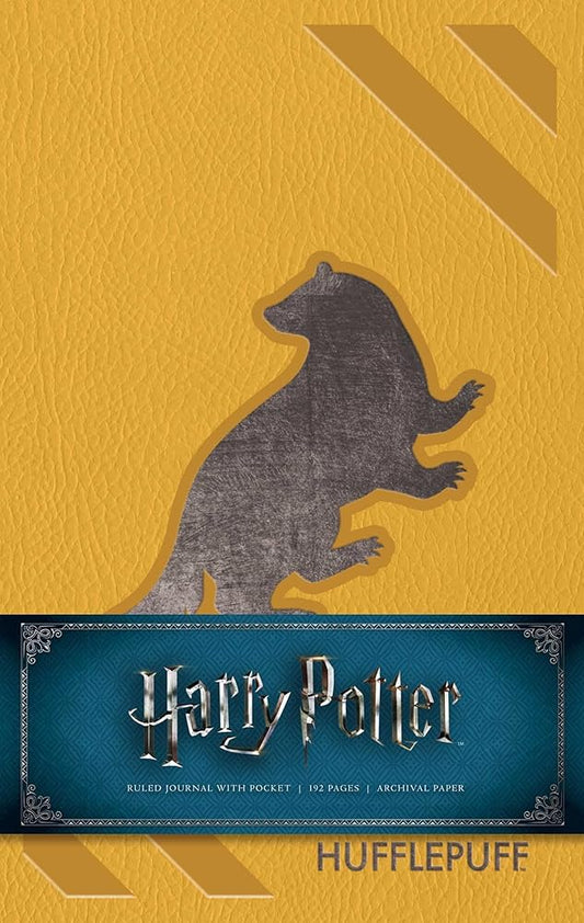 Harry Potter: Hufflepuff Hardcover Ruled Journal cover image