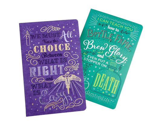 Harry Potter: Character Notebook Collection (Set of 2): Dumbledore and Snape cover image