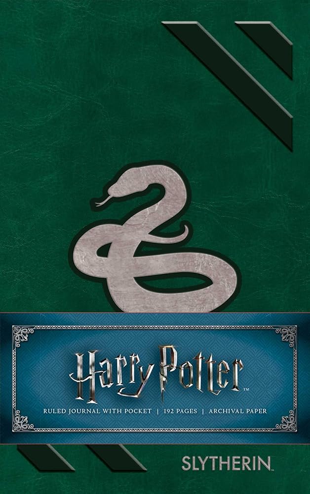Harry Potter: Slytherin Ruled Pocket Journal cover image