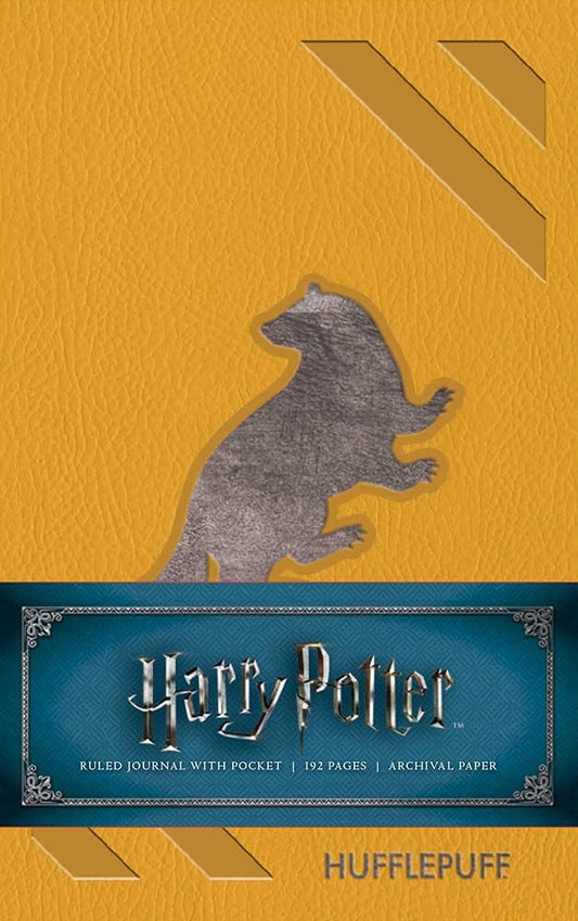 Harry Potter: Hufflepuff Ruled Pocket Journal cover image