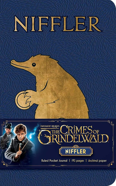Fantastic Beasts: The Crimes of Grindelwald: Niffler Ruled Pocket Journal (Harry Potter) cover image