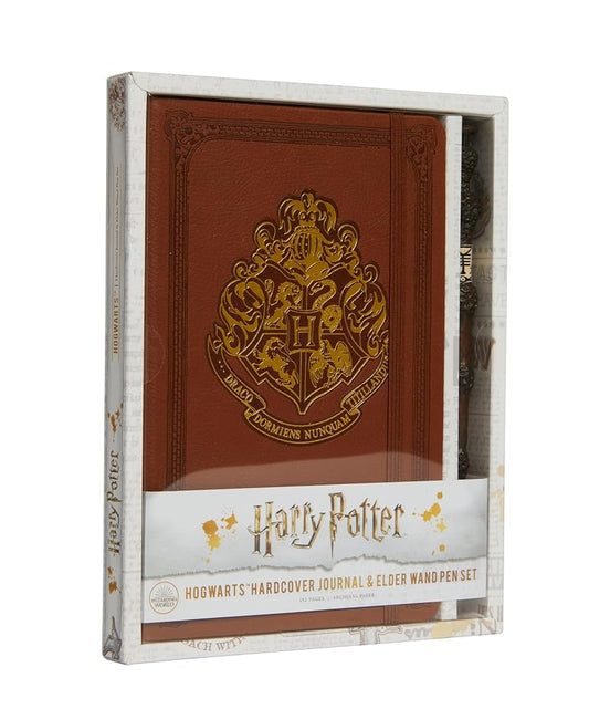 Harry Potter: Hogwarts Hardcover Journal and Elder Wand Pen Set cover image
