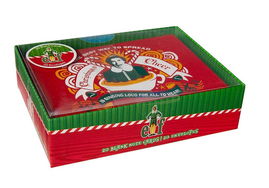 Elf Blank Boxed Note Cards (Holiday) cover image