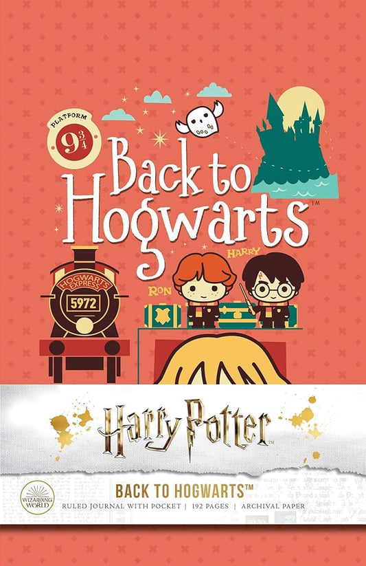 Harry Potter: Back to Hogwarts Hardcover Ruled Journal cover image