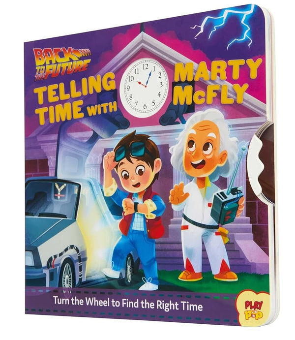 Back to the Future: Telling Time with Marty McFly: (Pop Culture Board Books, Teaching Telling Time, Books about Telling Time) (PlayPop) cover image