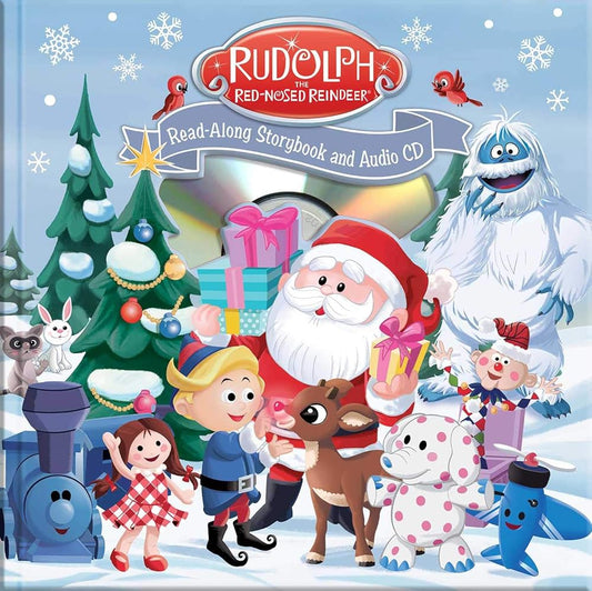 Rudolph the Red-Nosed Reindeer Read-Along Book and CD cover image