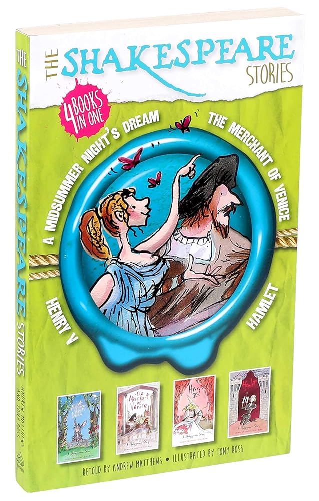 The Shakespeare Stories: Henry V, A Midsummer Night's Dream, The Merchant of Venice, Hamlet cover image