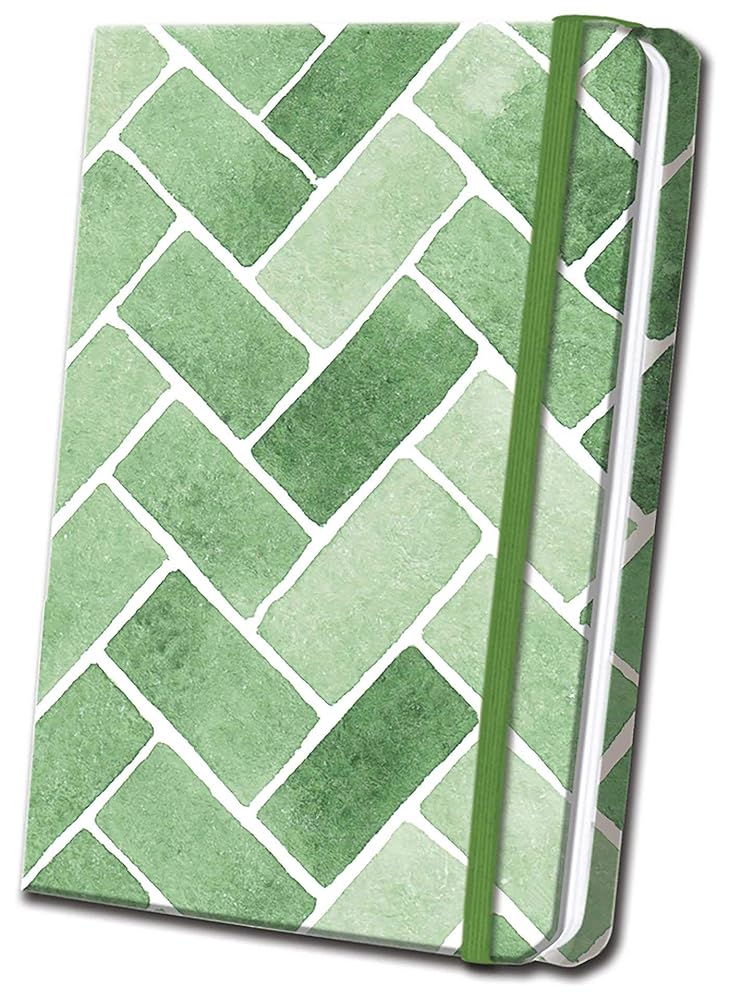 Green Tile Linen Journal cover image