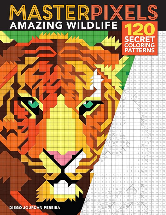 Masterpixels: Amazing Wildlife: 120 Secret Coloring Patterns cover image