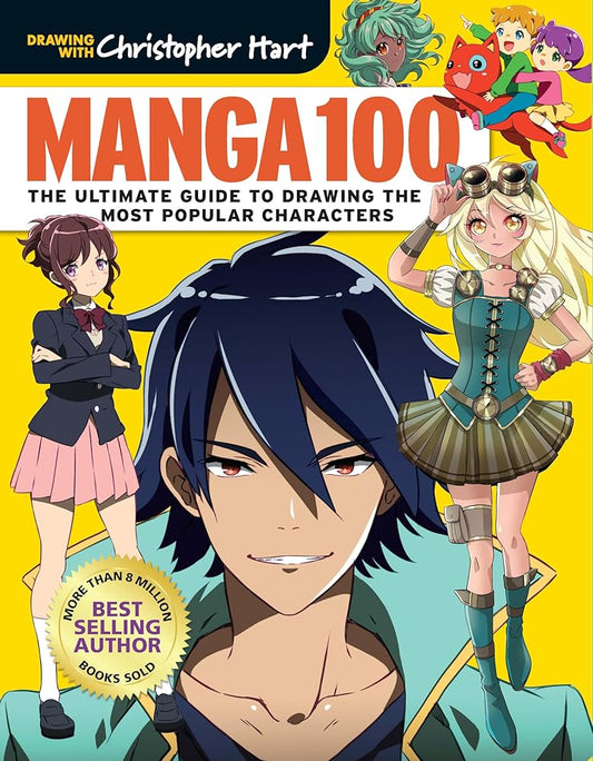Manga 100: The Ultimate Guide to Drawing the Most Popular Characters cover image