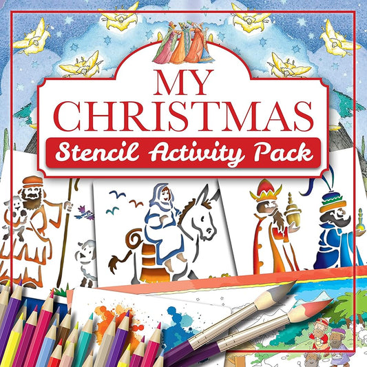 Christmas Stencil Activity Pack cover image