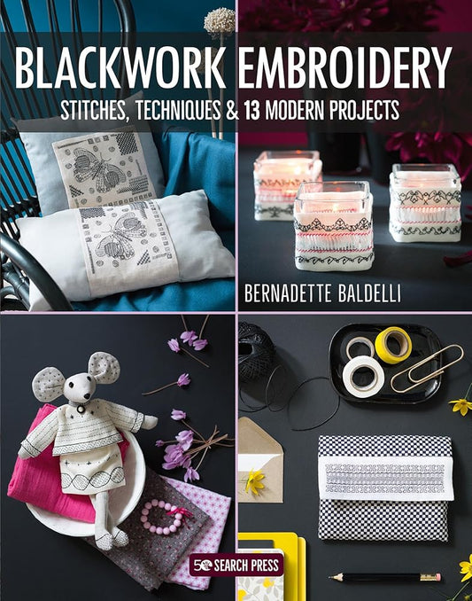 Blackwork Embroidery: Stitches, techniques and 13 modern projects cover image