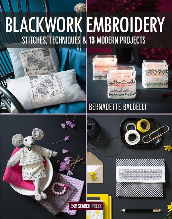 Blackwork Embroidery: Stitches, techniques and 13 modern projects cover image