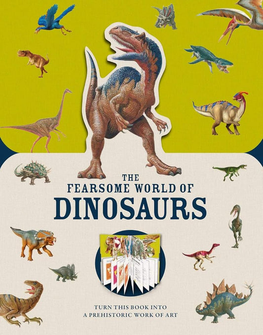 Paperscapes: The Fearsome World of Dinosaurs: Turn This Book Into a Prehistoric Work of Art cover image