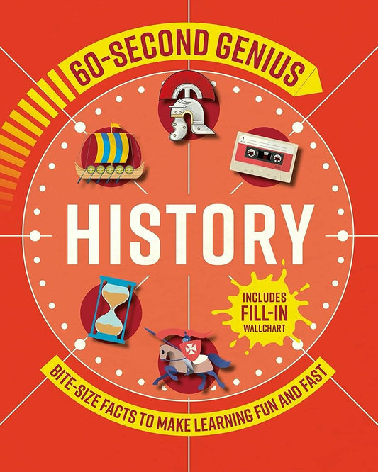60 Second Genius: History: Bite-size facts to make learning fun and fast (60 Second Genius, 1) cover image