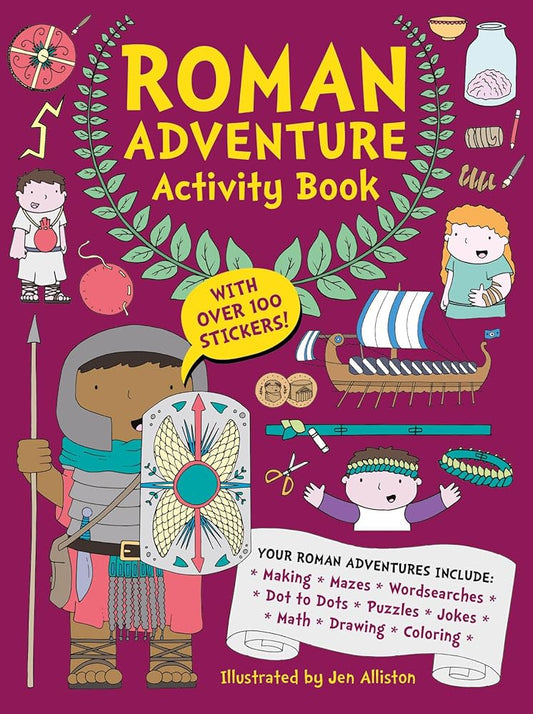 Roman Adventure Activity Book cover image