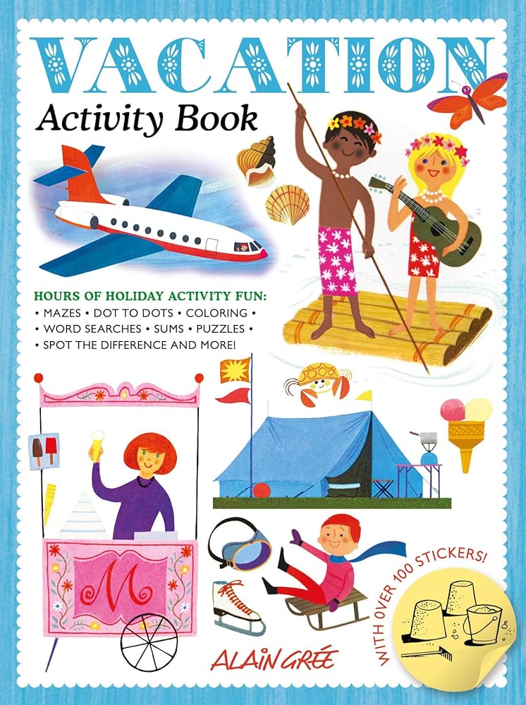 Vacation Activity Book (Alain Grée Activity Book) cover image