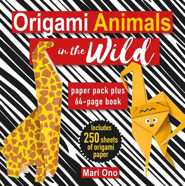 Origami Animals in the Wild: Paper block plus 64-page book cover image