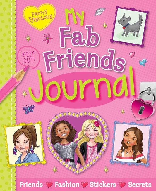Pretty Fabulous Fab Friends Journal cover image