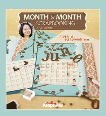 Month by Month Scrapbooking cover image